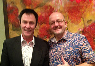 World Class Magician Lance Burton and long time buddy Al The Only.